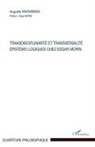 Auguste Nsonsissa - Transdisciplinarité et transversalité