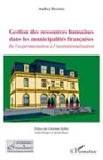 Audrey Becuwe - Gestion des ressources humaines dans les municipalités françaises