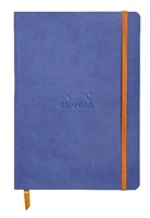 Clairefontaine, Rhodia - Rhodiarama flexi Blattes Notizbuch A5 80 Blatt liniert Papier elfenbein 90g, Zaphir Blattau