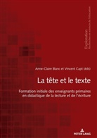 BLANC, Blanc, Anne-Clair Blanc, Anne-Claire Blanc, Capt, Capt... - La tête et le texte