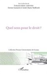 Doria Guinard, Dorian Guinard, Julien-Lafe, François Julien-Laferriere, Sarah-Mari Maffesoli, Sarah-Marie Maffesoli - Quel sens pour le droit ?