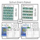 E&amp;Z-Verlag Gmbh, Helga Momm - Mein Schul-Start-Paket, 2 Lernposter DIN A4 + 2 Schreiblernhefte