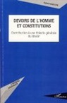 Robert Hanicotte - Devoirs de l'homme et constitutions