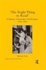 Bronwyn Lowe - ''The Right Thing to Read''