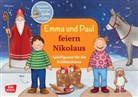 Monika Lehner, Antje Bohnstedt - Emma und Paul feiern Nikolaus. Erzählschienen-Figurenset, m. 1 Beilage
