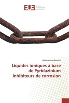 Abderrahman Bousskri - Liquides ioniques à base de Pyridazinium inhibiteurs de corrosion