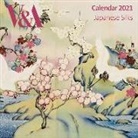Flame Tree Studio - V&a - Japanese Silks Wall Calendar 2021 (Art Calendar)