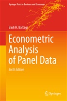 Badi Baltagi, Badi H Baltagi, Badi H. Baltagi - Econometric Analysis of Panel Data