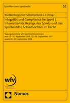 Württembergische Fussballverband e V, Württembergischer Fussballverband e V, Württembergischer Fußballverband E. V., Württembergischer Fußballverband e.V. - Integrität und Compliance im Sport | Internationale Bezüge des Sports und des Sportrechts | Schiedsrichter im Recht