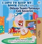 Shelley Admont, Kidkiddos Books - I Love to Keep My Room Clean (English Turkish Bilingual Children's Book)