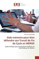 Dieu merci MATSHUDI - Aide mémoire pour bien défendre son Travail de Fin de Cycle en MERISE