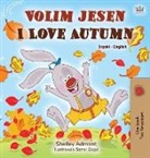 Shelley Admont, Kidkiddos Books - I Love Autumn (Serbian English Bilingual Children's Book - Latin alphabet)