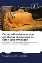 Venice Ibrahim Shehatta Attia - Conservation d'une momie égyptienne rembourrée de coton sous emballage
