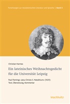 Christian Harmes, Thorste Burkard, Thorsten Burkard - Ein lateinisches Weihnachtsgedicht für die Universität Leipzig