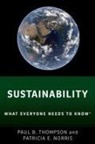 Patricia E. Norris, Paul B. Thompson, Paul B. (W.k. Kellogg Chair in Agricultu Thompson, Paul B./ Norris Thompson, Thompson Paul B. - Sustainability