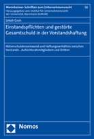 Jakob Groh - Einstandspflichten und gestörte Gesamtschuld in der Vorstandshaftung
