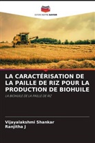 Ranjitha J, Vijayalakshm Shankar, Vijayalakshmi Shankar - LA CARACTÉRISATION DE LA PAILLE DE RIZ POUR LA PRODUCTION DE BIOHUILE