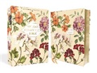 Zondervan, Zondervan - NASB, Artisan Collection Bible, Leathersoft, Almond Floral, Red Letter, 1995 Text, Comfort Print
