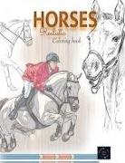 Happy Arts Coloring - Realistic horses coloring book