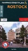 Lutz Gebhardt - Fahrradstadtplan Rostock; .