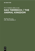 Deutsche Zoologische Gesellschaft, Maximilian Fischer, K. Heidel, R. Hesse, W. Kükenthal, Mertens... - Das Tierreich / The Animal Kingdom - Lieferung 71b: Acarina, 3