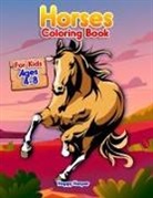 Harper Hall, Happy Harper, Harper Hall - Horses Coloring Book