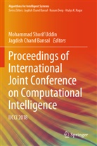 Jagdish Chand Bansal, Chand Bansal, Chand Bansal, Mohamma Shorif Uddin, Mohammad Shorif Uddin, Mohammad Shorif Uddin - Proceedings of International Joint Conference on Computational Intelligence