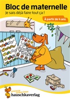 Ulrike Maier, Sabine Dengl - Bloc de maternelle à partir de 4 ans - Mon cahier d'ecole maternelle - coloriage enfant - cahier vacances 4 ans