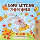 Shelley Admont, Kidkiddos Books - I Love Autumn (English Korean Bilingual Book for Kids)