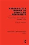 William J. Greenberg - Aspects of a Theory of Singular Reference