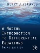 Henry J Ricardo, Henry J. Ricardo, Ricardo Henry J. - A Modern Introduction to Differential Equations