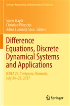Saber Elaydi, Adina Luminita Sasu, Christia Pötzsche, Christian Pötzsche, Adina Lumini¿a Sasu, Adina Luminita Sasu - Difference Equations, Discrete Dynamical Systems and Applications