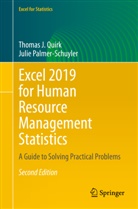 Julie Palmer-Schuyler, Quirk, Thoma Quirk, Thomas Quirk, Thomas J Quirk, Thomas J. Quirk - Excel 2019 for Human Resource Management Statistics