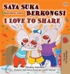 Shelley Admont, Kidkiddos Books - I Love to Share (Malay English Bilingual Children's Book)