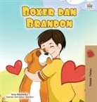 Kidkiddos Books, Inna Nusinsky - Boxer and Brandon (Malay Book for Kids)