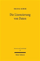 Nico B Schur, Nico B. Schur - Die Lizenzierung von Daten