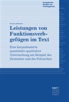 Susanne Kabatnik - Leistungen von Funktionsverbgefügen im Text