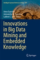 Lakhmi C Jain, Anna Esposito, Antonietta M. Esposito, Lakhmi C Jain, Lakhmi C. Jain, Antoniett M Esposito... - Innovations in Big Data Mining and Embedded Knowledge