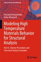 Holm Altenbach, Konstanti Naumenko, Konstantin Naumenko - Modeling High Temperature Materials Behavior for Structural Analysis