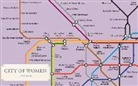 Reni Eddo-Lodge, Rebecca Solnit, Emma Watson - City of Women London Tube Wall Map (A2, 16.5 x 23.4 Inches)