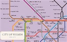 Reni Eddo-Lodge, Rebecca Solnit, Emma Watson - City of Women London Tube Wall Map (A2, 16.5 x 23.4 Inches)