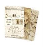 Flame Tree Studio - Leonardo Da Vinci Set of 3 Mini Notebooks