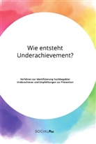 Anonym - Wie entsteht Underachievement? Verfahren zur Identifizierung hochbegabter Underachiever und Empfehlungen zur Prävention