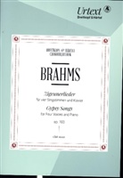 Johannes Brahms, Bernd Wiechert - Zigeunerlieder op. 103 -Urtext nach der neuen Gesamtausgabe (G. Henle Verlag)-