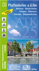 Landesam für Digitalisierung Breitband un, Landesamt für Digitalisierung Breitband un, Breitband und Vermessung Landesamt für Digitalisierung - ATK25-L11 Pfaffenhofen a.d.Ilm (Amtliche Topographische Karte 1:25000)