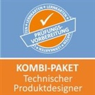 Michaela Rung-Kraus, Ann-Kathrin Schäfertöns - AzubiShop24.de Kombi-Paket Lernkarten Technische/-r Produktdesigner/-in