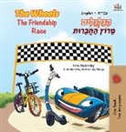 Kidkiddos Books, Inna Nusinsky - The Wheels The Friendship Race (English Hebrew Bilingual Book for Kids)