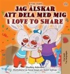 Shelley Admont, Kidkiddos Books - I Love to Share (Swedish English Bilingual Children's Book)