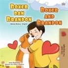 Kidkiddos Books, Inna Nusinsky - Boxer and Brandon (Malay English Bilingual Book for Kids)