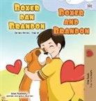 Kidkiddos Books, Inna Nusinsky - Boxer and Brandon (Malay English Bilingual Book for Kids)